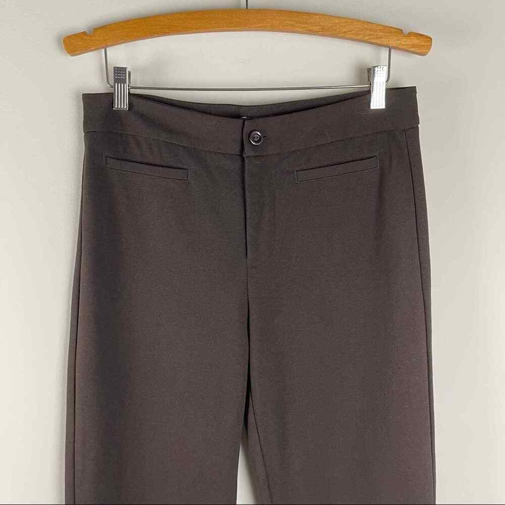 NYDJ brown stretchy high waisted lift tuck slimming trousers pants 8 - Picture 2 of 8